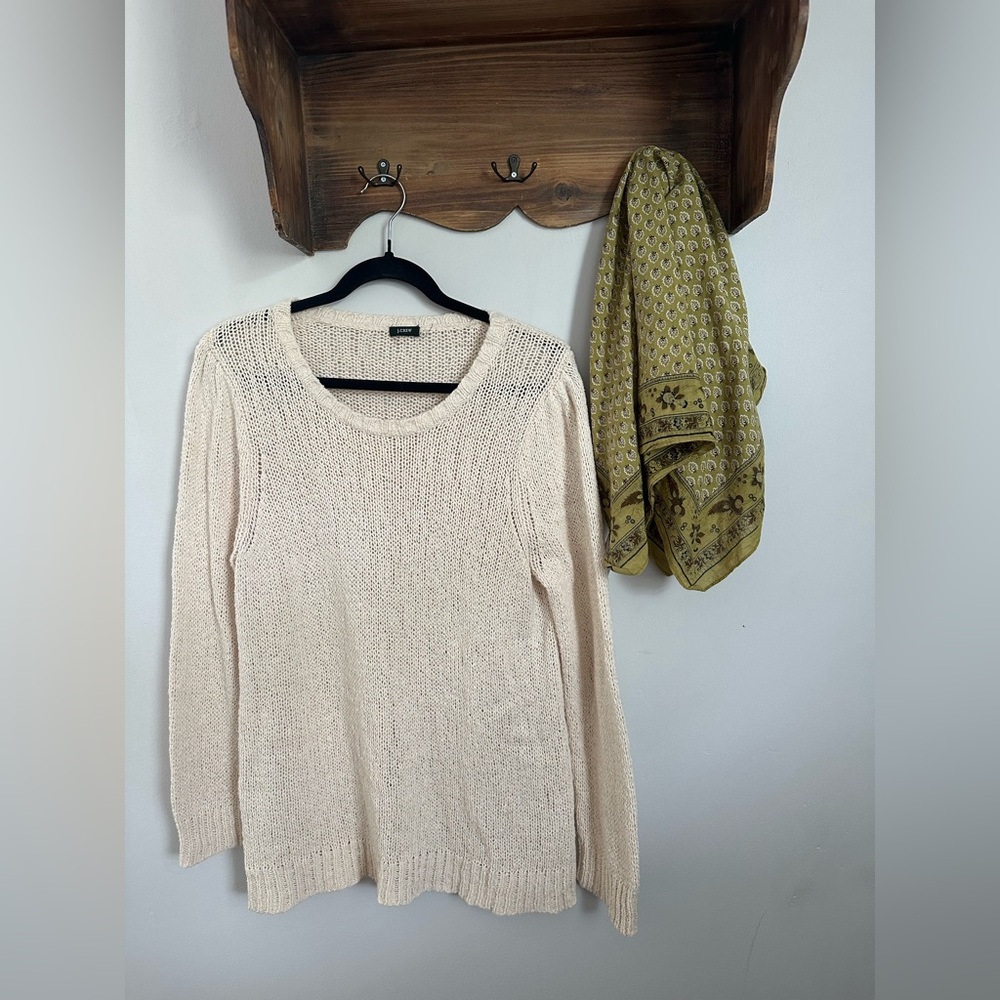 J. Crew Cream Women's Crew Neck Sweater